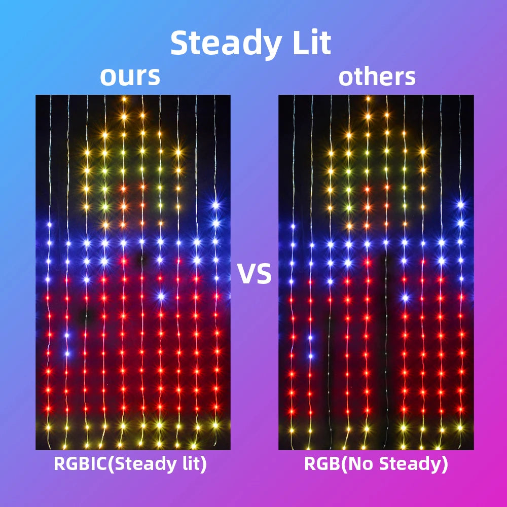 400 مصباح ستارة LED