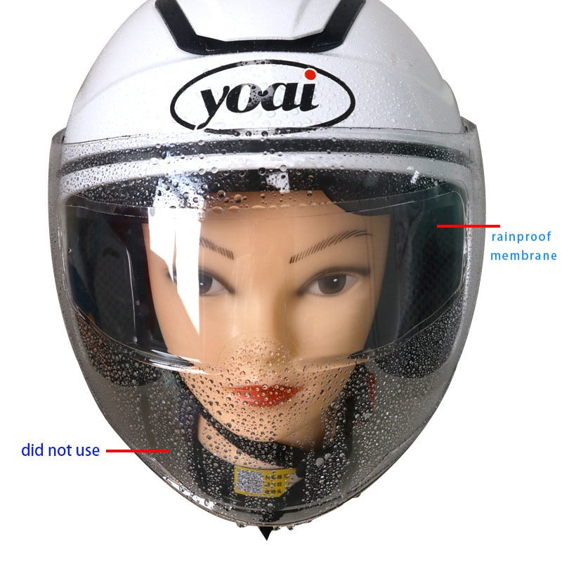 غشاء مضاد للضباب ومقاوم للمطر لخوذة الدراجات النارية العالمية