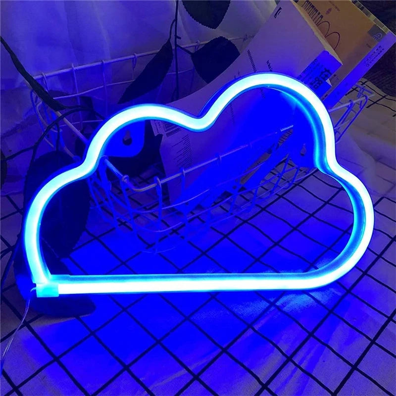 لافتات ليلية معلقة بإضاءة نيون LED